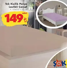 TEK KİŞİLİK PENYE LASTİKLİ ÇARŞAF